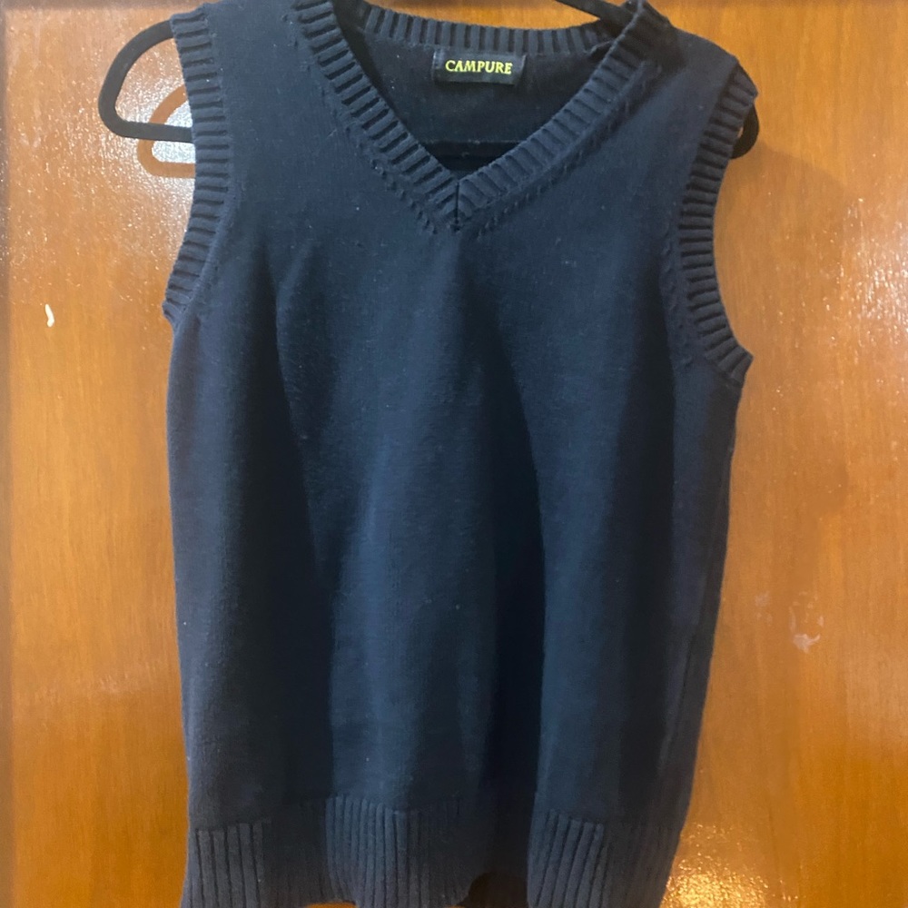Cotton sweater vest